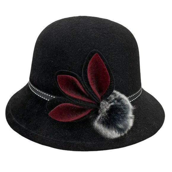 FALL/WINTER BUCKET HAT in Black - Picture 2 of 3